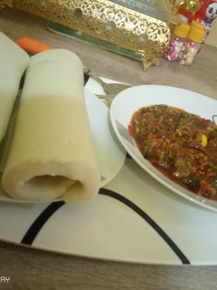 A picture of Pounded yam.