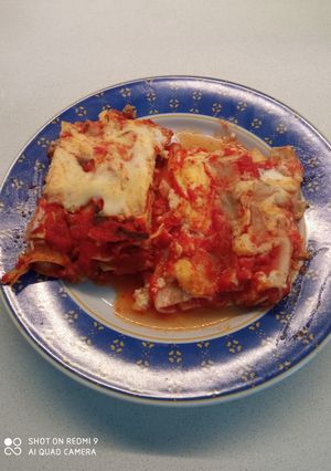 A picture of Lasagna and Cannelloni Bolognese Sicily.