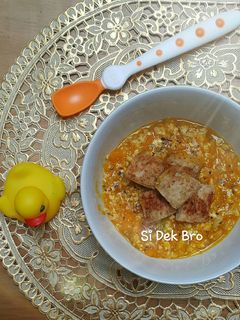 Foto resep MPASI 9m+ Pumpkin Soup with Crouton