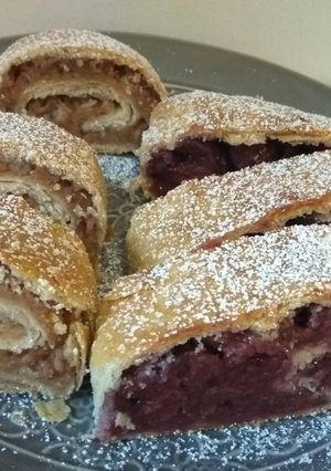 Gluténmentes barna rizslisztes Rétes recept fotója