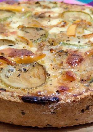 Una foto de Tarta de zucchinis