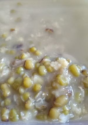 Foto resep Burjo (bubur kacang hijau) empuk tanpa rendam tanpa santan