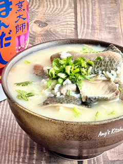 虱目魚皮粥 的食譜成品照片