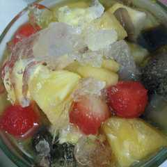 รูปของ Sop buah in orens syrup