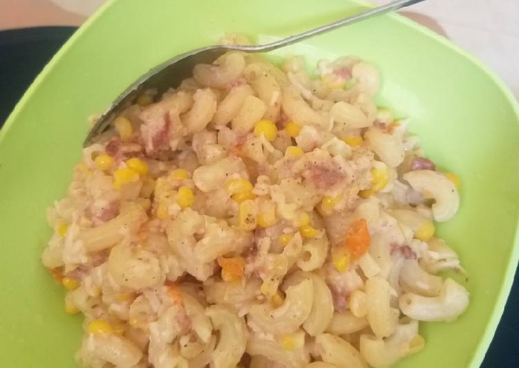dari awal hingga akhir  Simple Mac and Chesee yang Enak