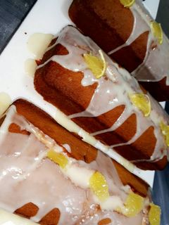 Una foto de Budín de citricos