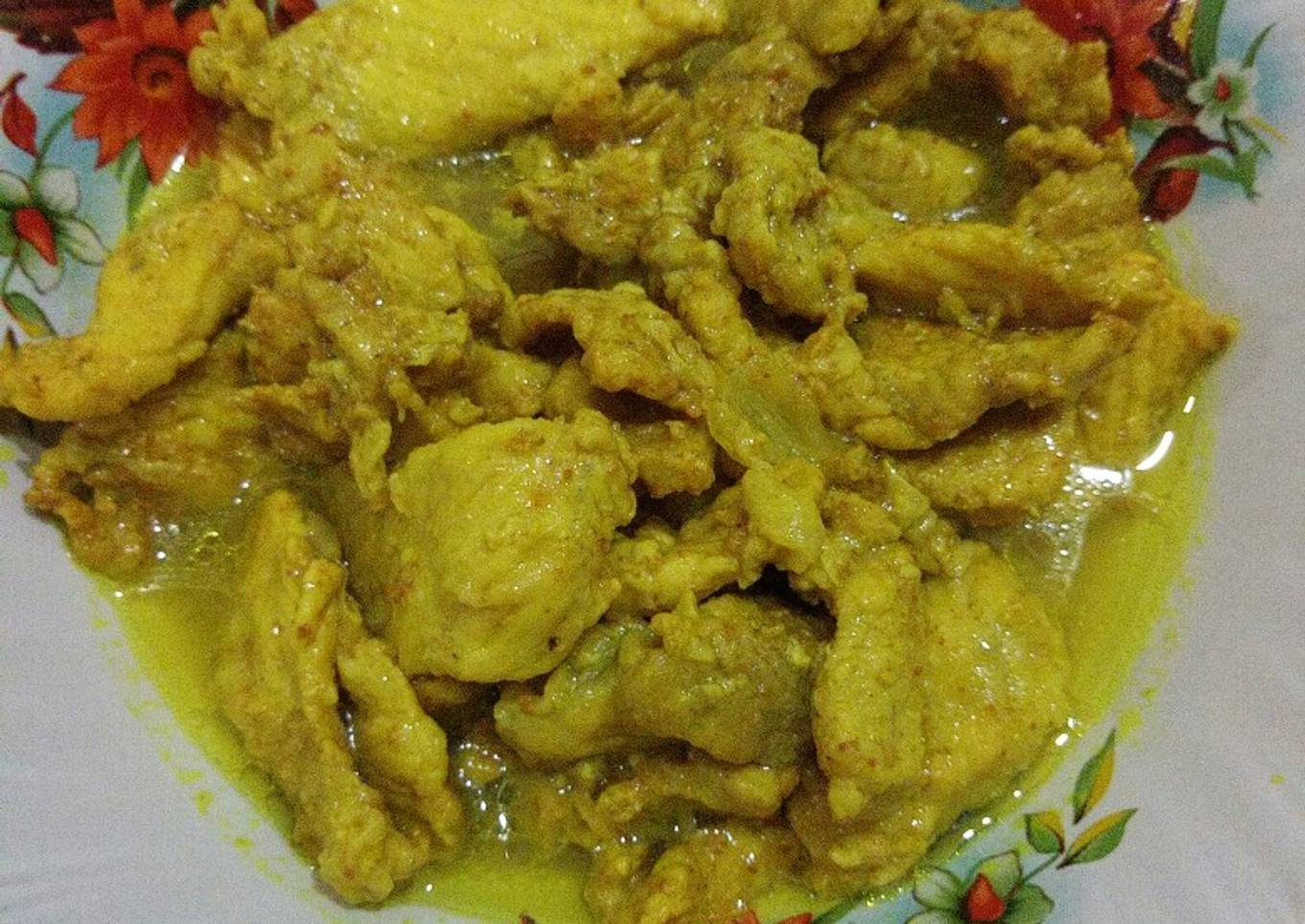 Daging kunyit (kesukaan anak)