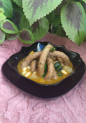 صورة لوصفة لوبيا بالمرڨاز رائعة 😍