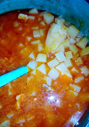 Una foto de Guisado de chayote 😍