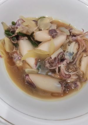Foto resep Cumi asin saus tiram