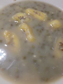 Foto resep Kolak kacang ijo pisang