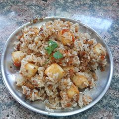 A picture of Paneer pulao.