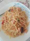 Linguine con pesce spada