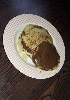 صورة لوصفة بان كيك بسيط