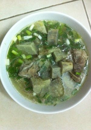 Hình của món Canh khoai môn sáp vàng.