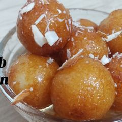 A picture of Soft Sooji Gulab Jamun Recipe.