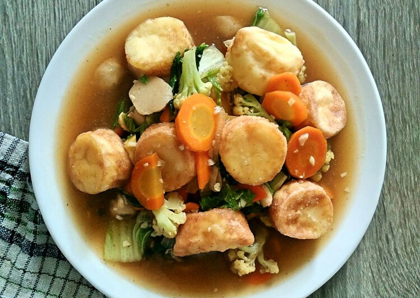 Sapo Tofu Ayam Oriental