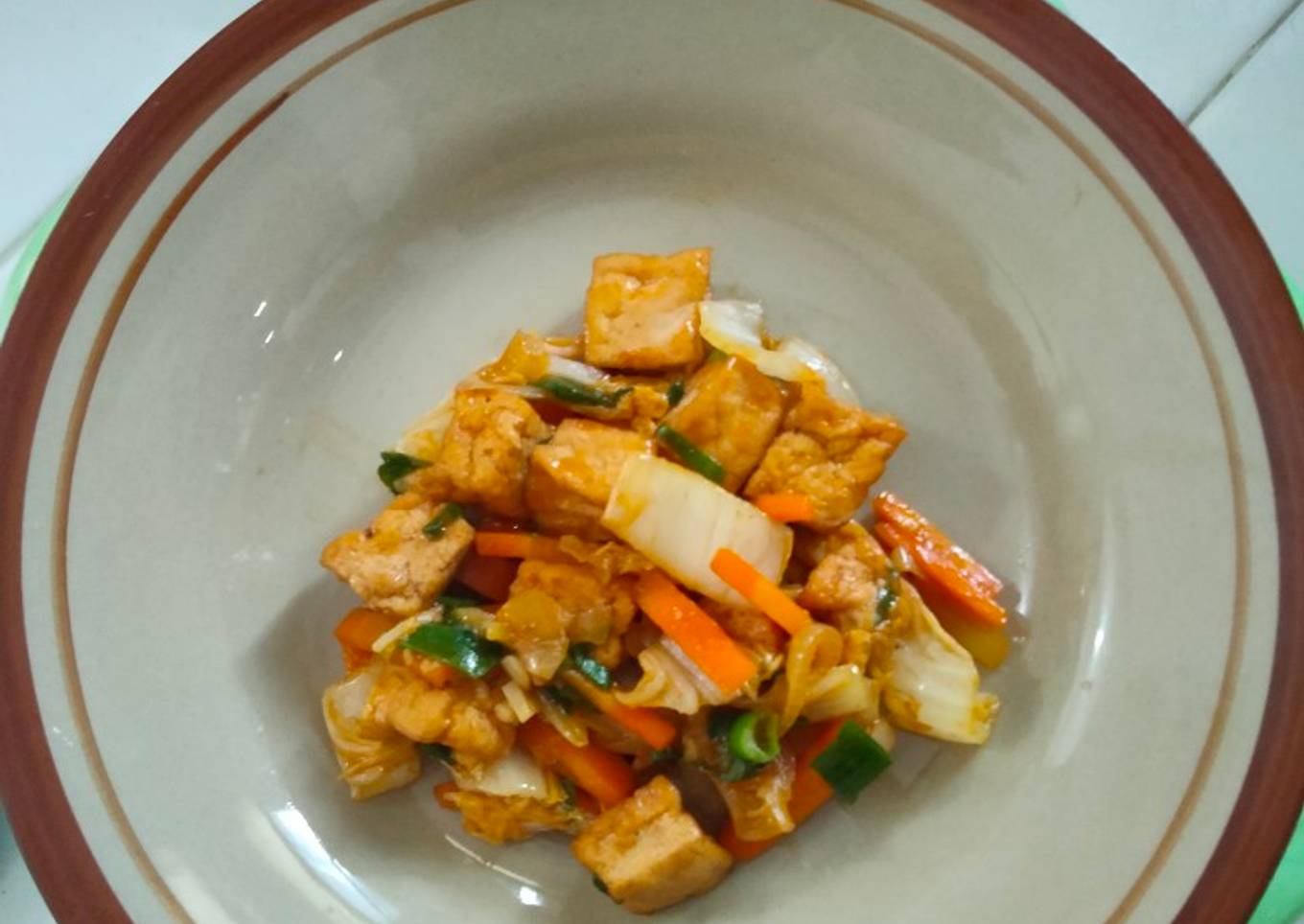 Tumis Tahu Saus Barbeque