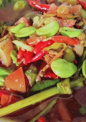 Foto resep Tim asin peda pete