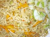 Stir fried veg sphag