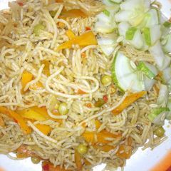 Stir fried veg sphag A picture of Stir fried veg sphag.