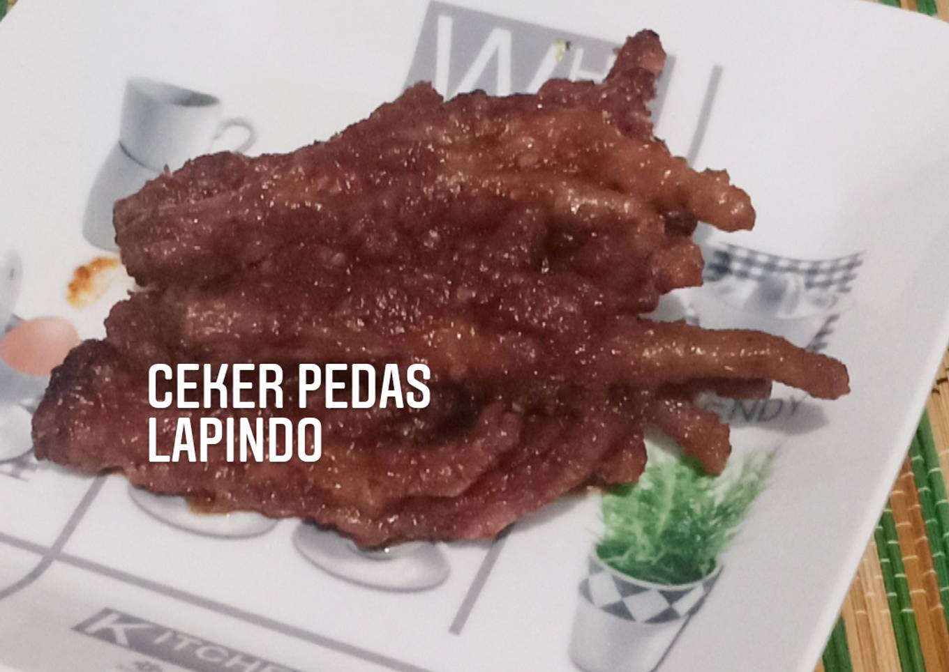 20. Ceker Pedas Lapindo