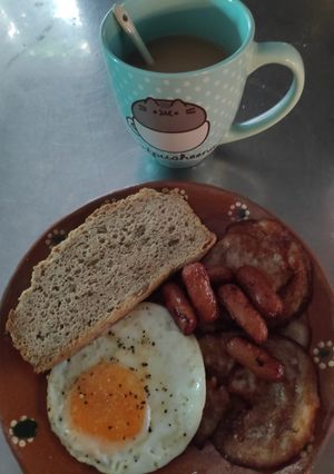 Una foto de Huevito con maple 🍳🥓🍯
