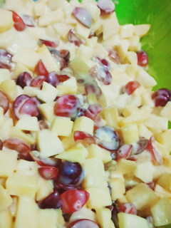 Foto resep Salad buah sederhana