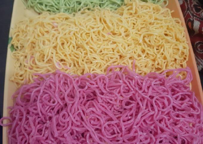 Resep Mie Sehat Pelangi Razhati Oleh Laila Suhardy Cookpad