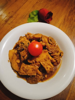 Foto resep Bistik jawa (daging, tahu, kentang)