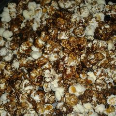 A picture of Flavoured popcorn #local dish challenge.