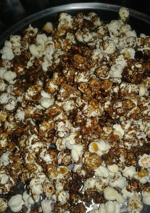 A picture of Flavoured popcorn #local dish challenge.