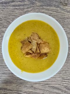 صورة لوصفة شوربة العدس المجروش