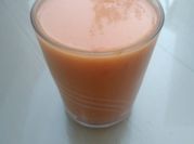 Una foto de gazpacho melon
