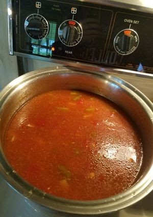 A picture of My pork stew.