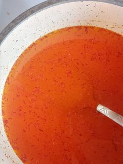 عکسی از دستور شربت زعفران و وانیل زهرا پز