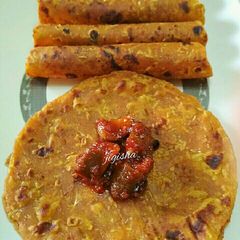 A picture of Lauki (dudhi) na thepala.