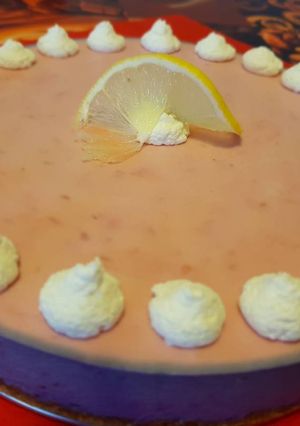 Málnatorta sütés nélkül recept fotója