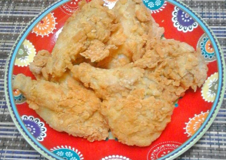 Resep Ayam Goreng Tepung (kriuknya tahan lama) yang Lezat