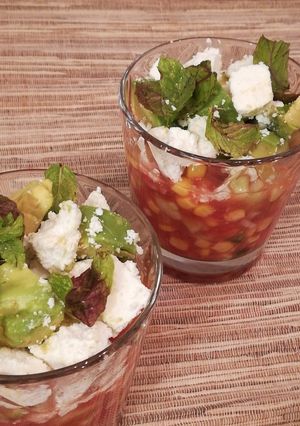 Φωτογραφία της συνταγής Mexican-style γκασπάτσο με γαρίδες