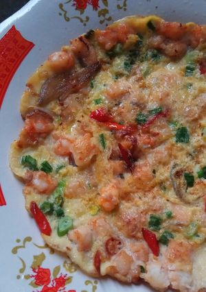 Foto resep Omelet Udang