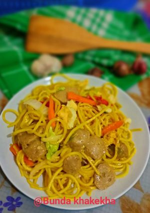 Foto resep Mie basah goreng