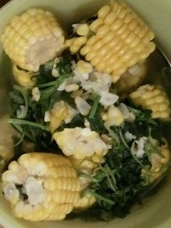 Foto resep Sayur Bayam Jagung Manis