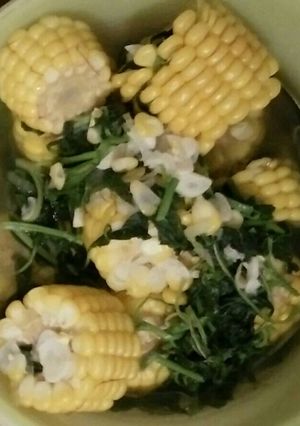 Foto resep Sayur Bayam Jagung Manis