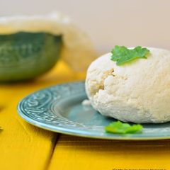 A picture of How to make ricotta cheese at home.