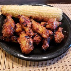 A picture of Grilled brown sugar chipotle wings.