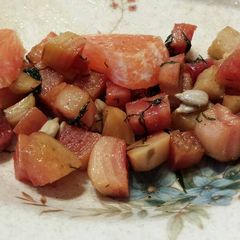 A picture of Garam Masala Dill Blood Orange Beet Salad.