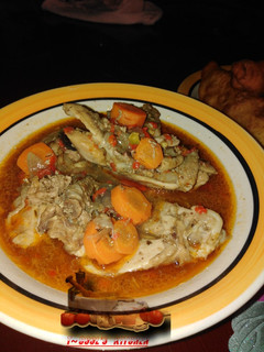 A picture of Chicken pp soup.