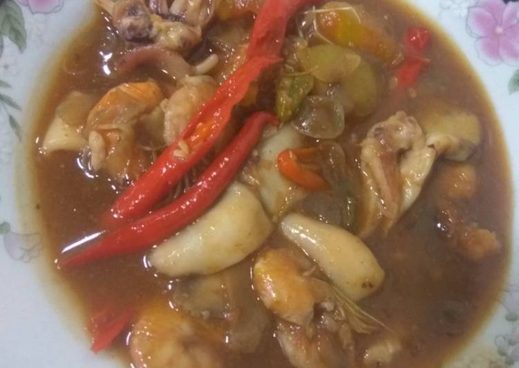 Resep Cumi Udang Saus Tiram Ala Mama Nasya Oleh Dinda Faryani Cookpad