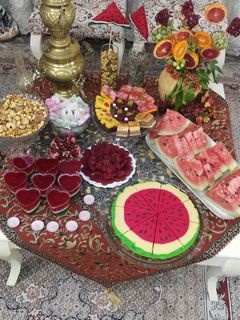 عکسی از دستور سفره شب یلدا